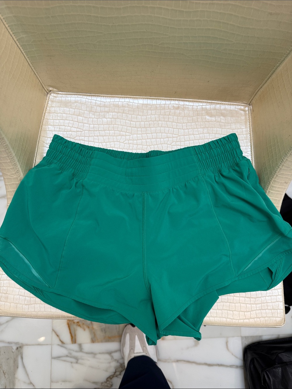 lululemon athletica Emerald Green Athletic Shorts